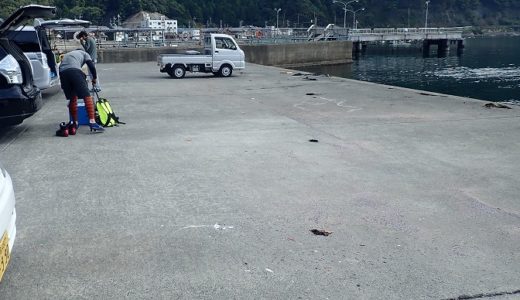 若狭【小川漁港】釣り場の解説｜海中にあるロープには注意